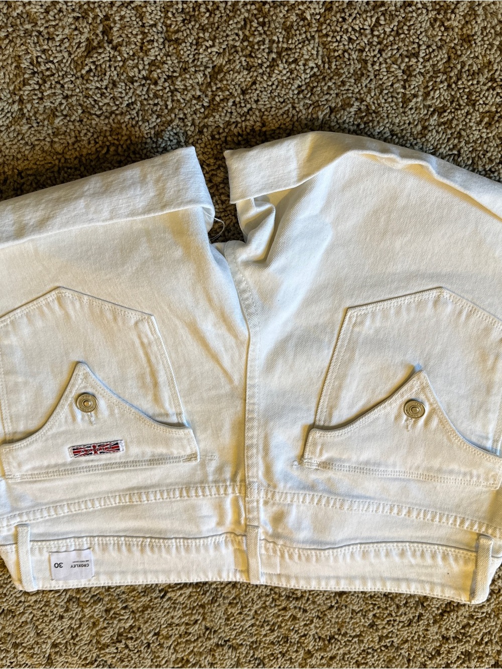 Hudson Jeans White Women's Jean Shorts